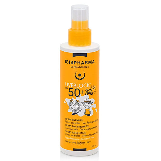 Spray pour enfants Isıs Pharma Uveblock SPF 50+ 200 ml