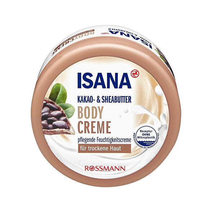 Crème pour le corps Isana au beurre de karité et de cacao 500 ml