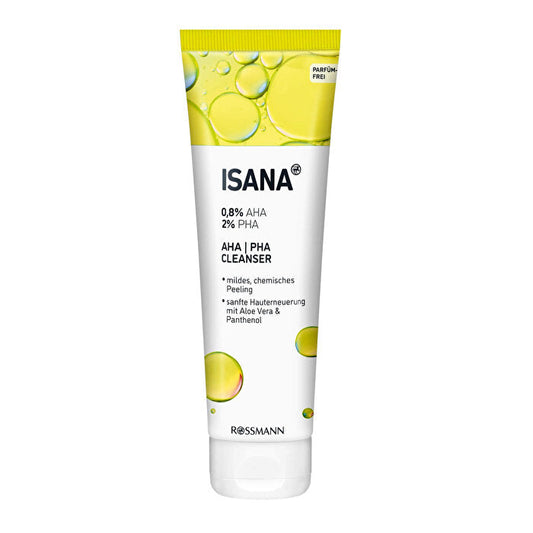 Isana Gel Nettoyant Visage AHA PHA 125 ml