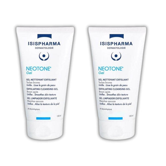 Isis Pharma Neotone GEL Exfoliating Facial Cleansing Gel 150 ml -2 Pack