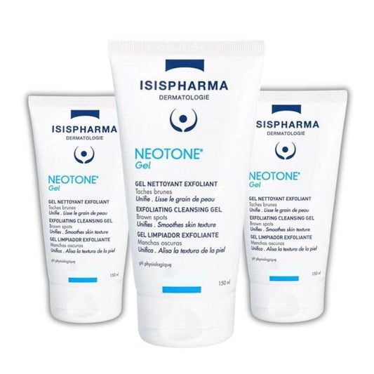 Isis Pharma Neotone GEL Exfoliating Facial Cleansing Gel 150 ml -3 Pack