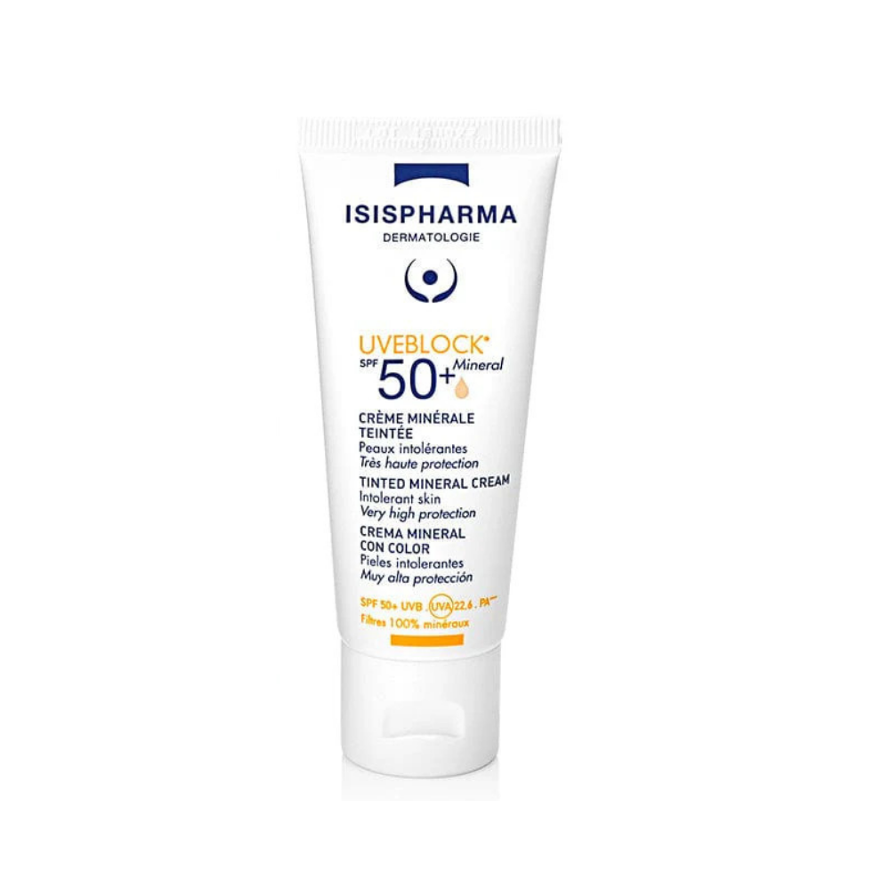 Crème minérale teintée Isis Pharma Uveblock SPF 50+ 40 ml
