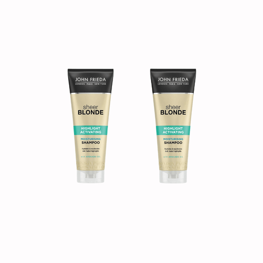 John Frieda Color Revitalizing Shampoo  for Lifeless and Discolored Shine for Blonde Hair 250ml 2 Pack