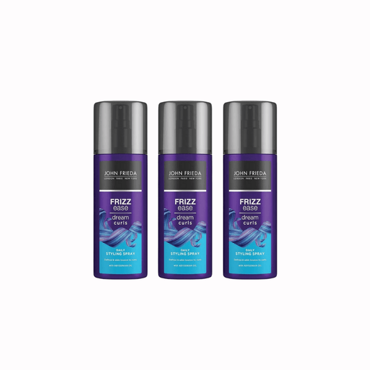 John Frieda Frizz Ease Daily Styling Spray for Flawless Curls 200ml 3 Pack