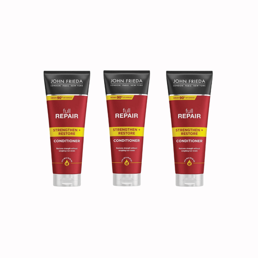 John Frieda Full Repair Repair Conditioner for Sensitive and Damaged Hair 250ml 3 Pack