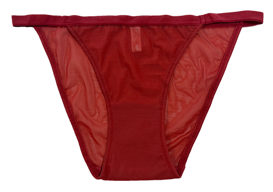 Mesh Bikini with Elastic Waist, XS-2X