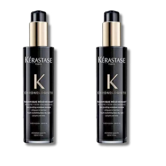 Kerastase Chronologiste Thermique Régénérant Regenerating Heat Protective Leave-In Treatment Cream 150 ml 2 Pack