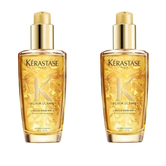Kerastase Elixir Ultime L'huile Originale Shine Hair Care Oil 100ml 2 Pack