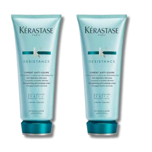 Kerastase Resistance Cıment Anti-User Re-Strengthening and Structuring Treatment Milk 200ml 2 Pack