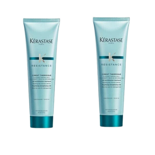 Kerastase Resistance Reconstruction Ciment Termique Repair Conditioner for Damaged Hair 150ml 2 Pack