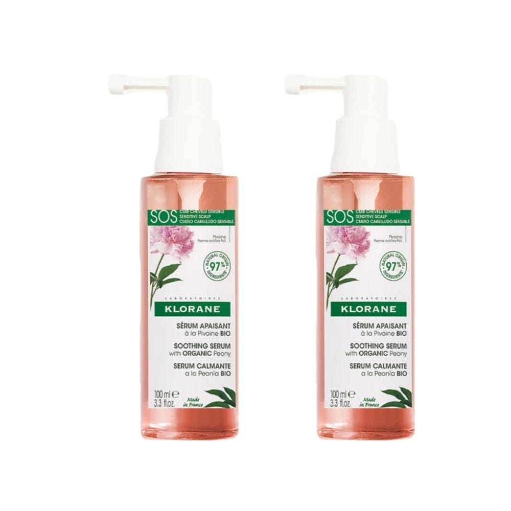 Klorane Organic Peony Refreshing Serum 100 ml -2 Pack