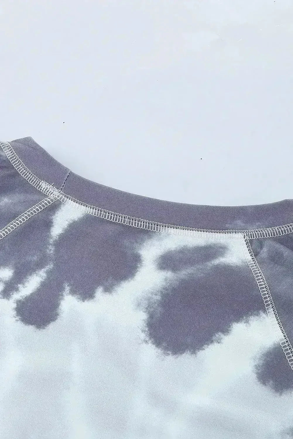 Multicolor Ombre Tie Dye Loose Casual Sweatshirt