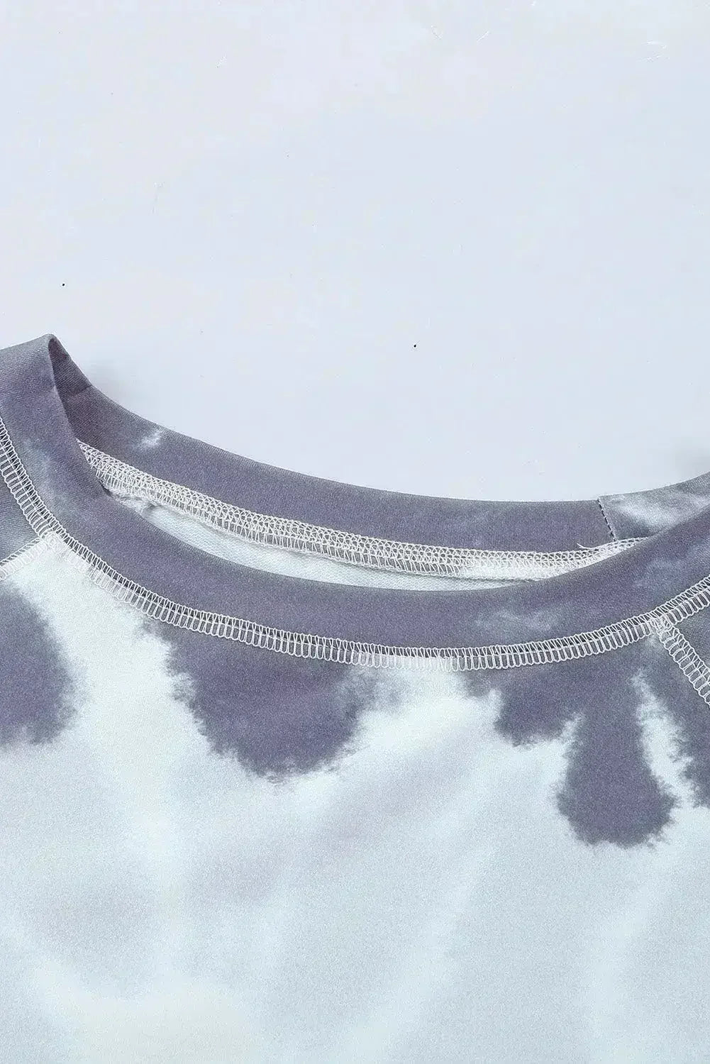 Multicolor Ombre Tie Dye Loose Casual Sweatshirt