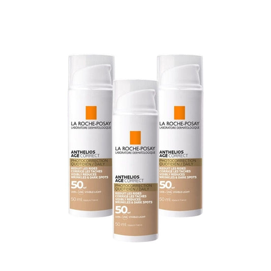La Roche-Posay Anthelios Age Correct SPF 50 Crème 50 ml - Lot de 3