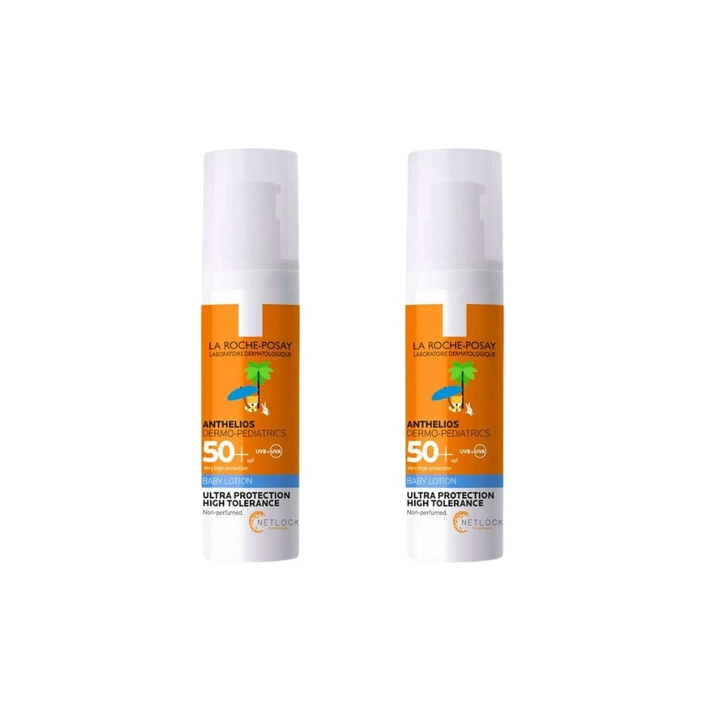 La Roche-Posay Anthelios SPF 50 Lotion Solaire Bébé 50 ml Lot de 2