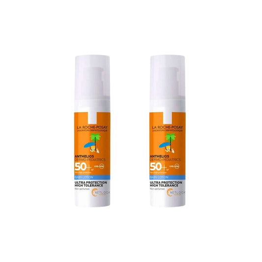 La Roche-Posay Anthelios SPF 50 Lotion Solaire Bébé 50 ml Lot de 2