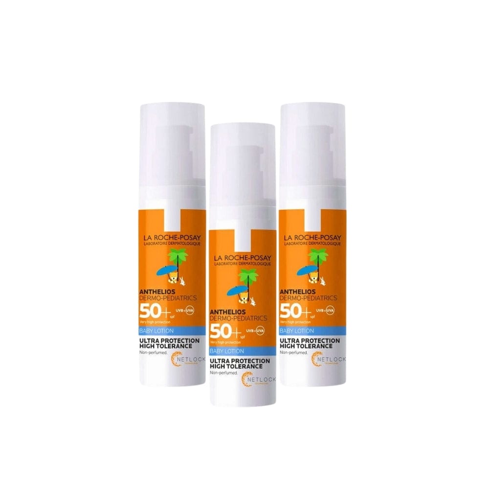 La Roche-Posay Anthelios SPF 50 Lotion Solaire Bébé 50 ml Lot de 3