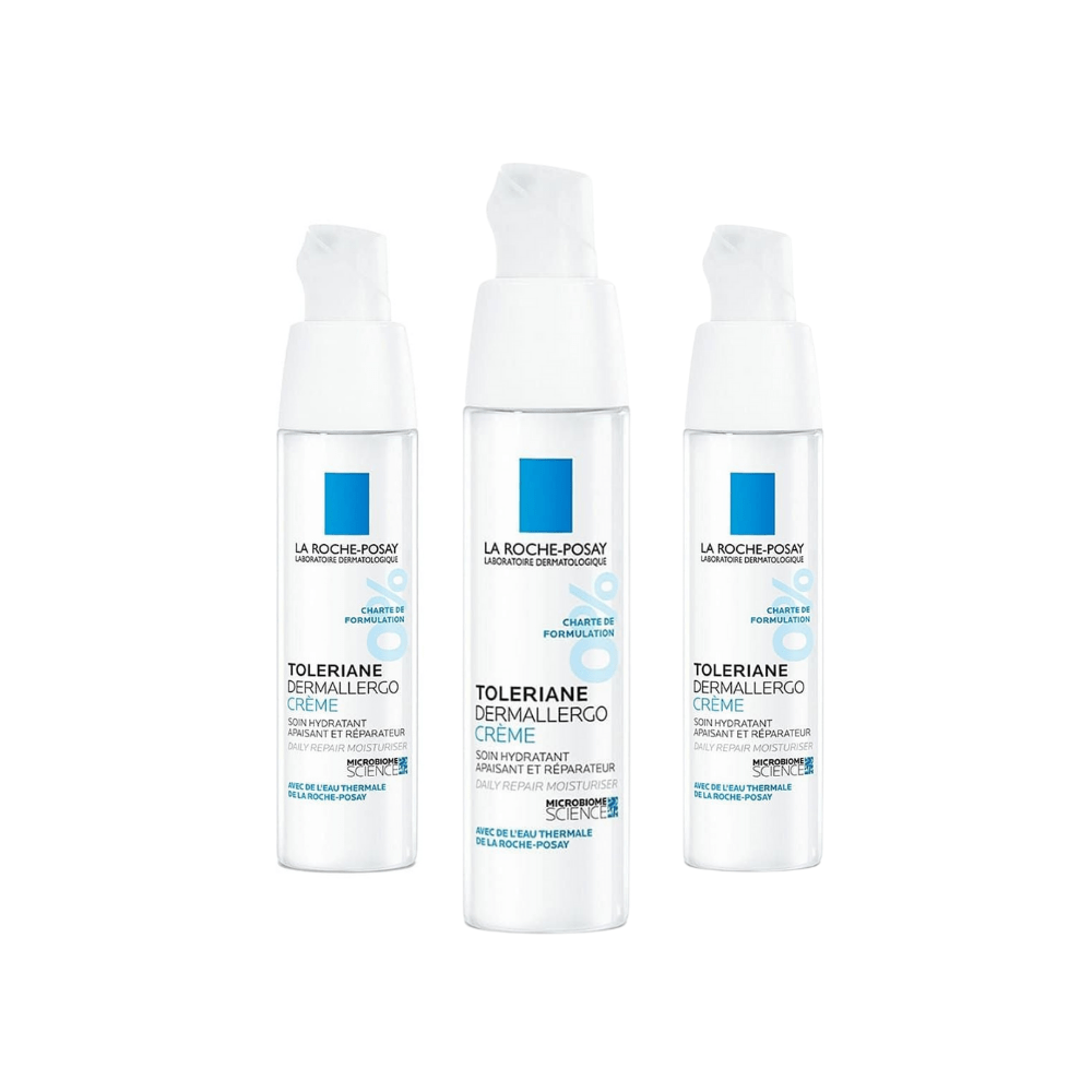 La Roche-Posay Toleriane Dermallergo Crème Hydratante 40 ml Lot de 3