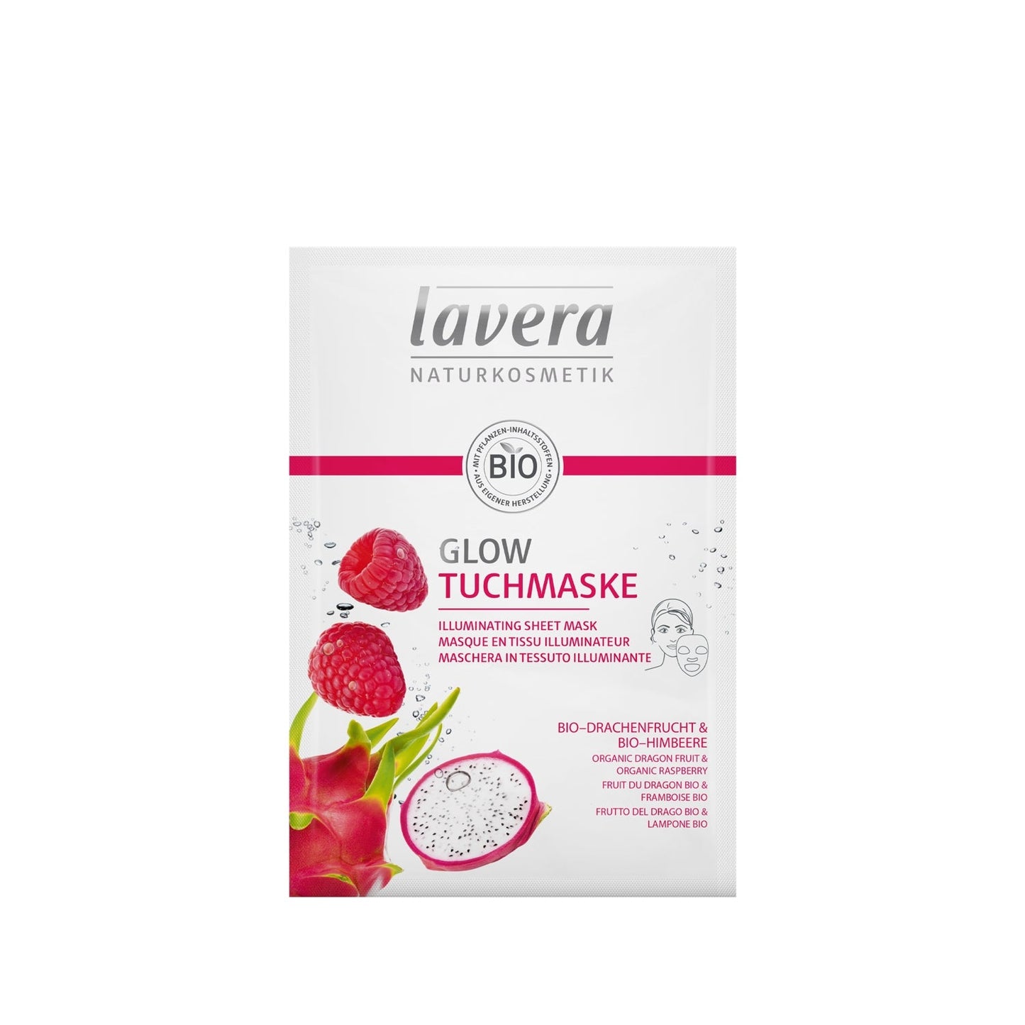 Lavera Brightening Paper Face Mask 21 ml
