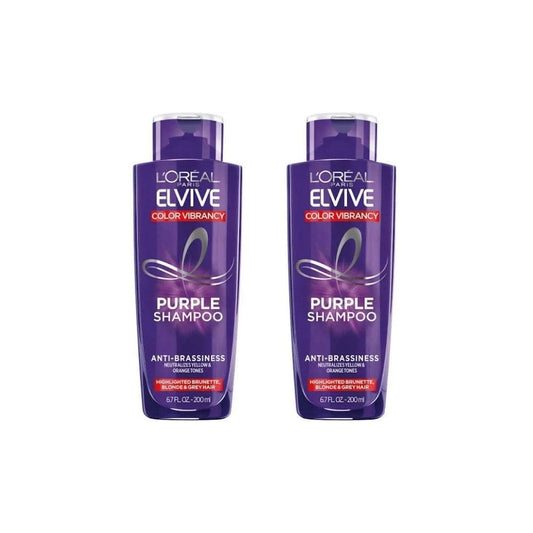 Loreal Elseve Color Vive Anti-Orange Purple Shampoo 200 ml 2 Pack