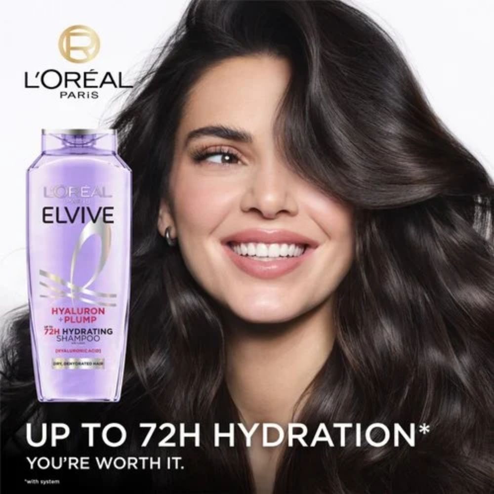 Loreal Elseve Hydra [Hryaluonic] Moisture Filling Shampoo 300 ml -2 Pack