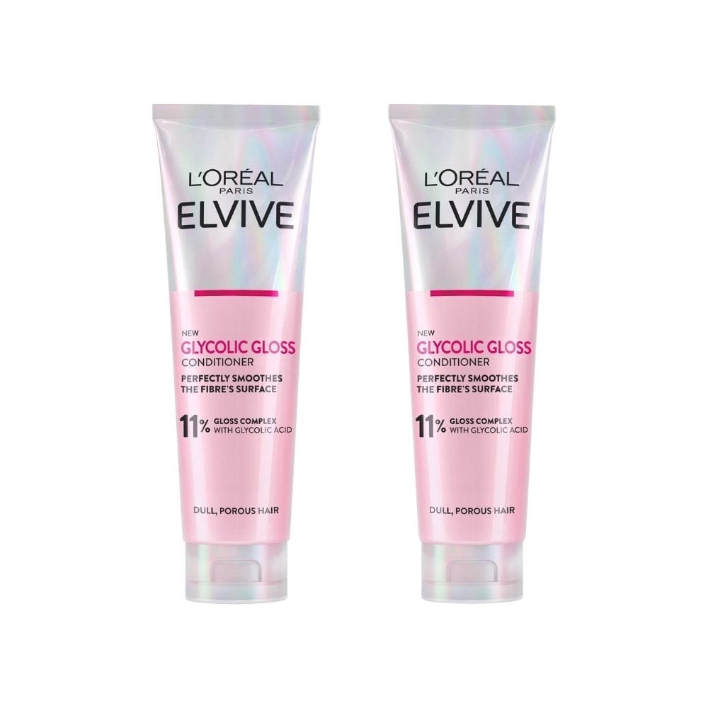 Loreal Glycolic Gloss Smoothing Conditioner For Perfect Shine 150 ml 2 Pack