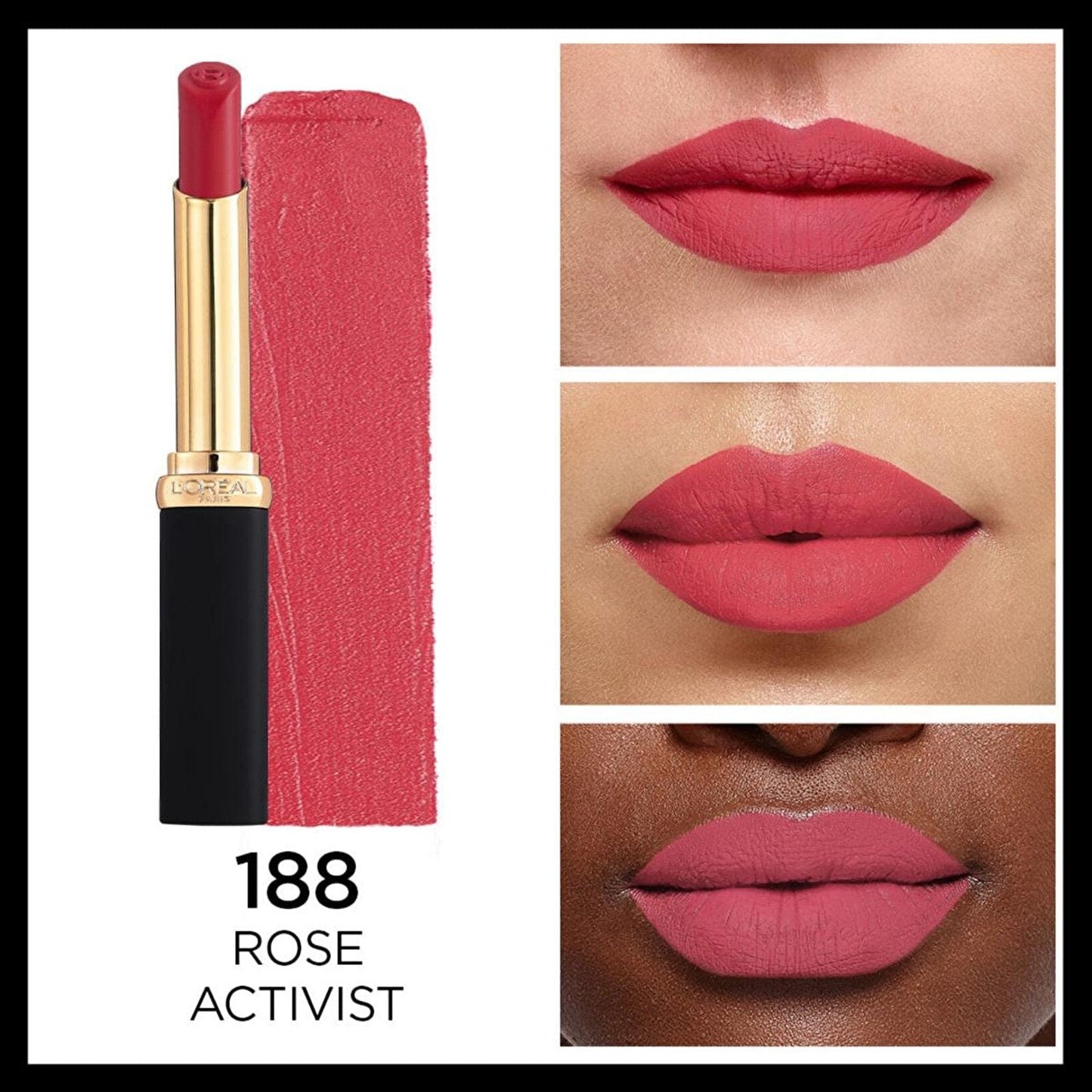 Loreal Paris Colour Riche Intense Volume Matte Lipstick -188 Rose Activist