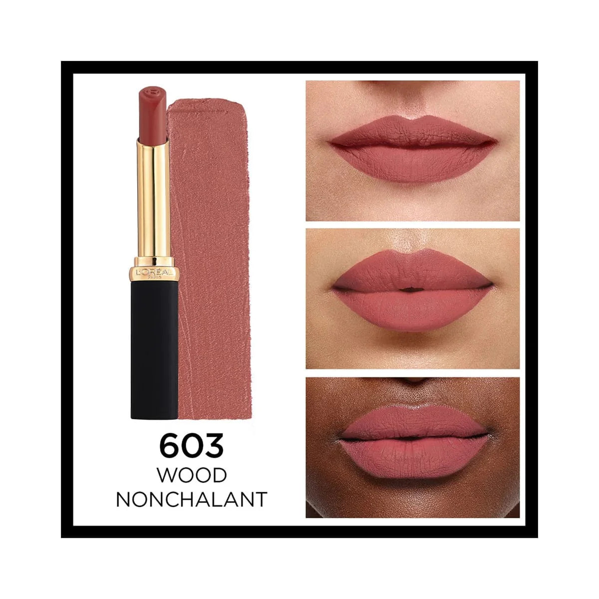 Loreal Paris Colour Riche Intense Volume Matte Lipstick -603 Wood Nonchalant