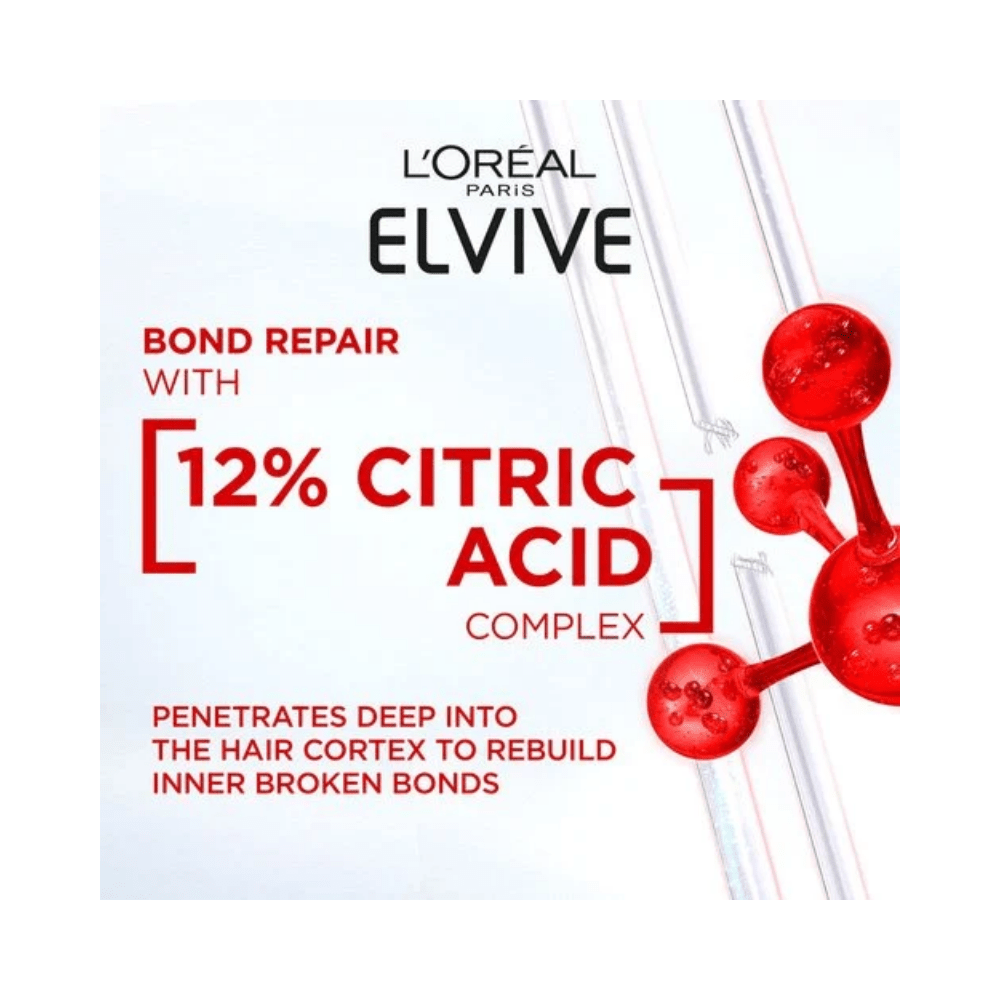 Loreal Paris Elseve Bond Repair Shampoo for All Damage 200 ml +Loreal Paris Elseve Bond Repair Shampoo Treatment 200 ml