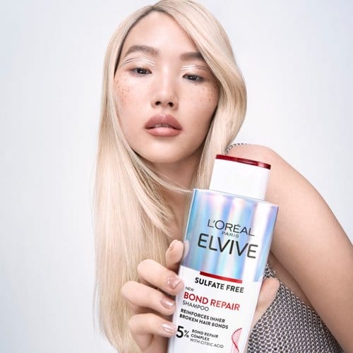 Loreal Paris Elseve Bond Repair Shampoo for All Damage 200 ml +Loreal Paris Elseve Bond Repair Shampoo Treatment 200 ml