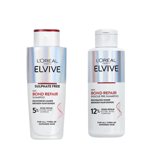 Loreal Paris Elseve Bond Repair Shampoo for All Damage 200 ml +Loreal Paris Elseve Bond Repair Shampoo Treatment 200 ml