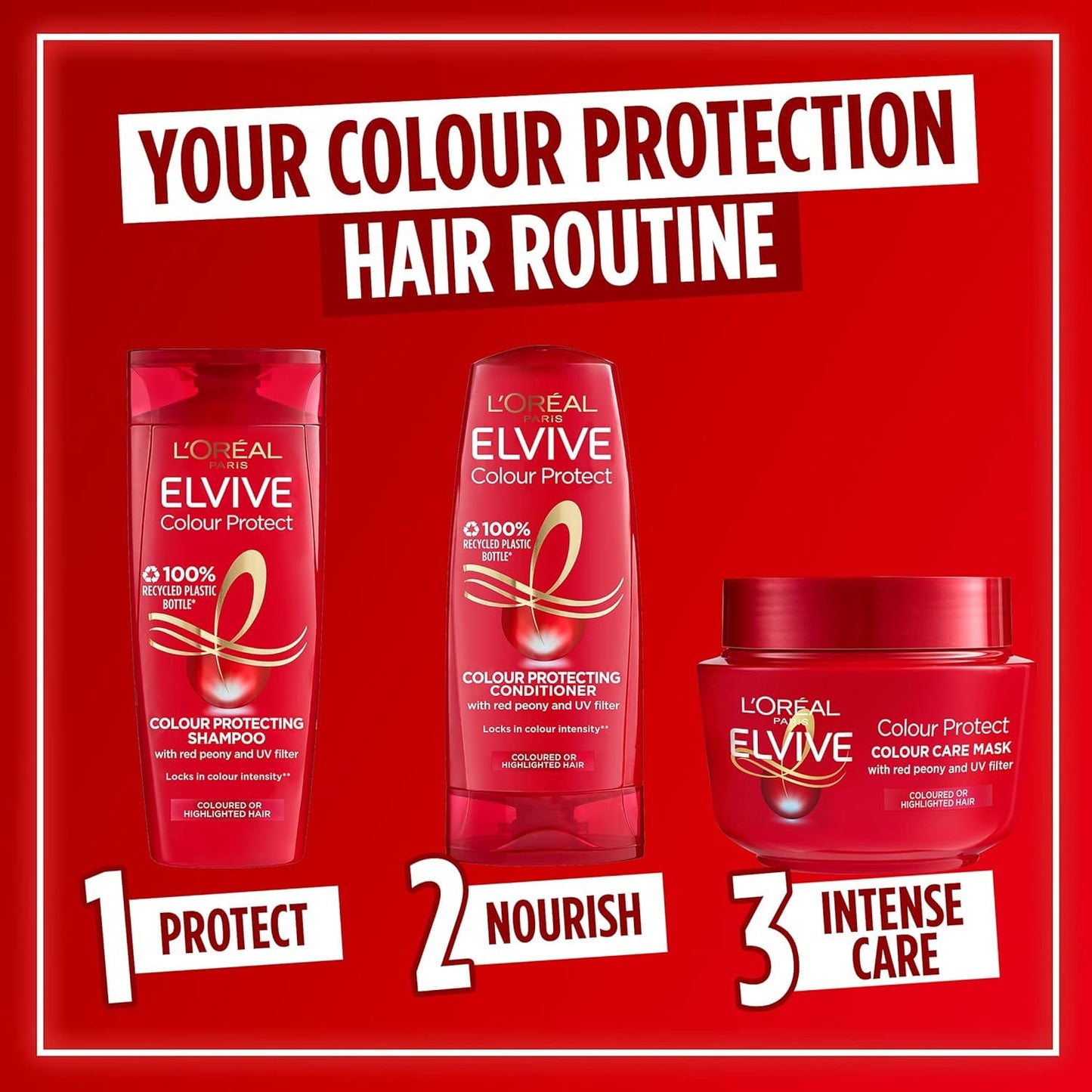 Loreal Paris Elseve Colorvive Color Protective Care Shampoo 300 ml