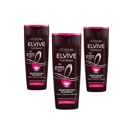 Loreal Paris Elseve Complete Resistance Anti-Shedding 2-in-1 Shampoo 360 ml 3 Pack