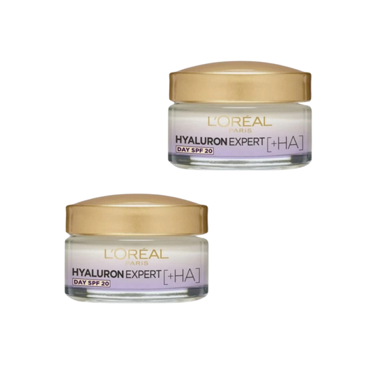 L'Oréal Paris Expert Soin Hydratant Repulpant Jour SPF 20 50 ml Lot de 2