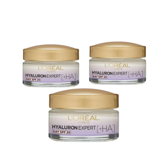 L'Oréal Paris Expert Soin Hydratant Repulpant Jour SPF 20 50 ml Lot de 3