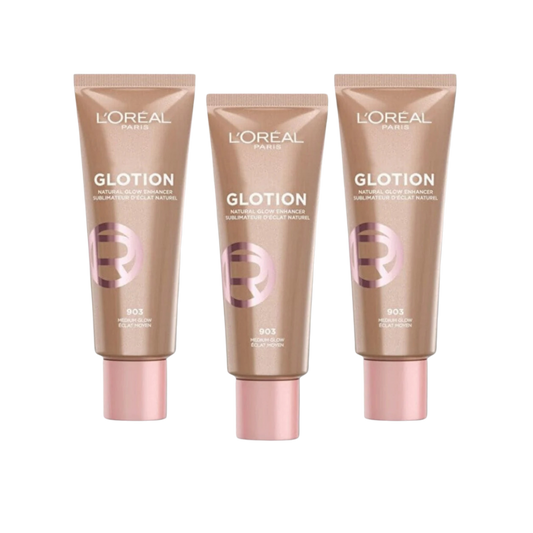 Loreal Paris Glotion All-In-One Natural Glow -903 Medium Glow 40 ml 3 Pack