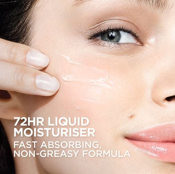 Loreal Paris Hydra Genius Hyaluronic Acid + Aloe Vera Liquid Moisturiser for Normal to Combination Skin, 70ml 3 Pack