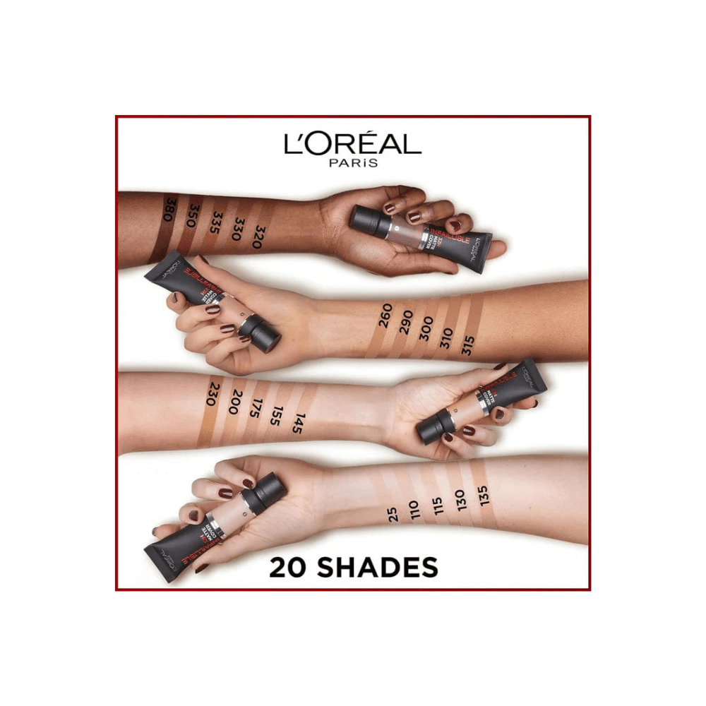 Loreal Paris Infaillible 32 H Matte Cover High Coverage Foundation 30 ml - 200 Neutral Undertone