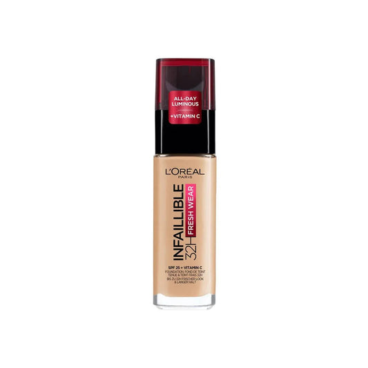 Loreal Paris Infaillible 32H Fresh Wear Vitamin C Foundation - 120 Golden Vanilla