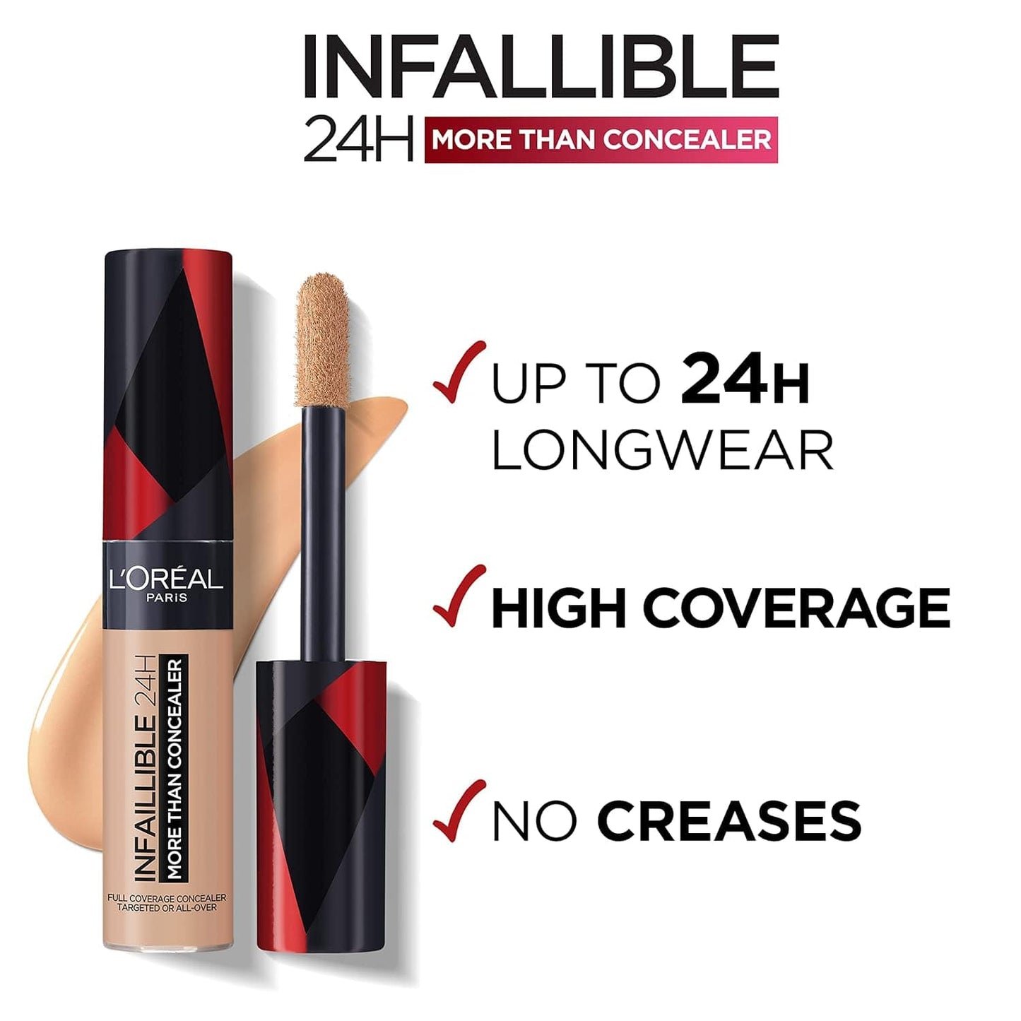 L'Oréal Paris Infaillible More Than Concealer - 327 Cachemire