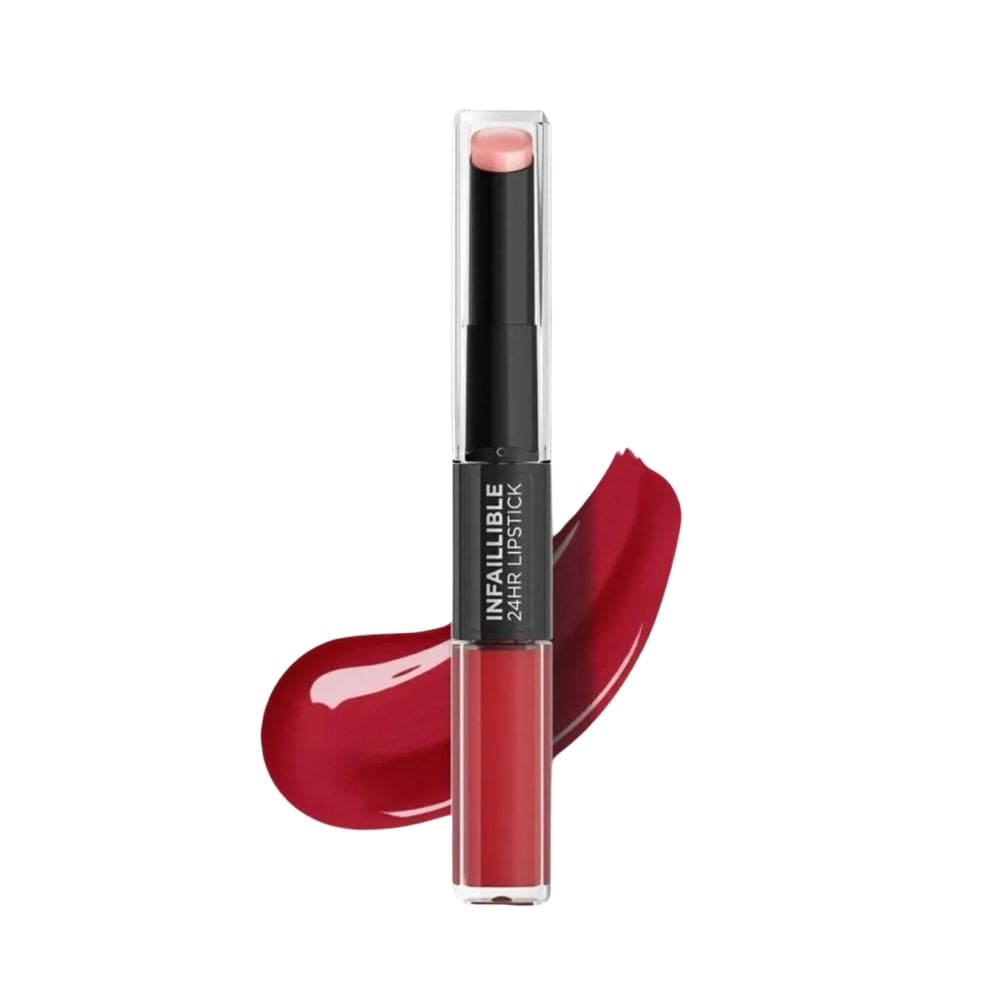 Loreal Paris Infallible Longwear 2 Step Lipstick -501 Timeless Red