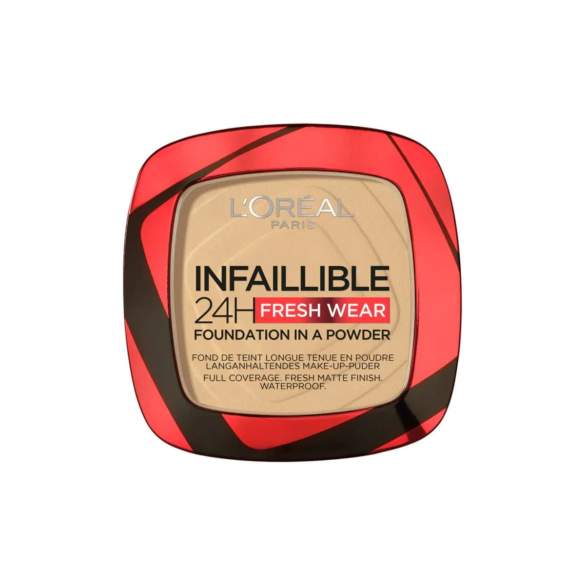 Fond de teint poudre Infallible Fresh Wear jusqu'à 24H de L'Oréal Paris - 140 Beige Doré