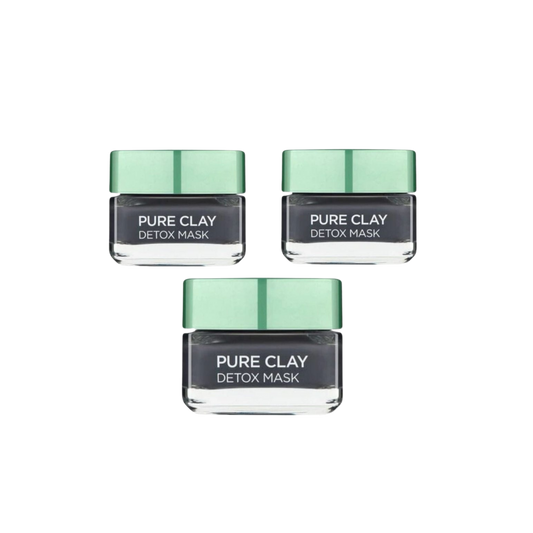 Loreal Paris Pure Clay Detox Mask 50 ml 3 Pack