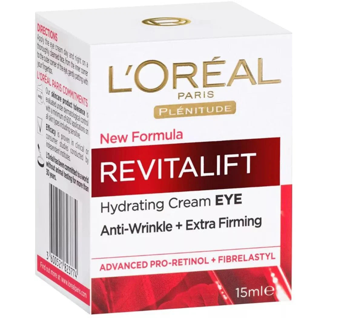Lot de 3 crèmes contour des yeux anti-rides et extra-raffermissantes Revitalift de L'Oréal Paris 15 ml