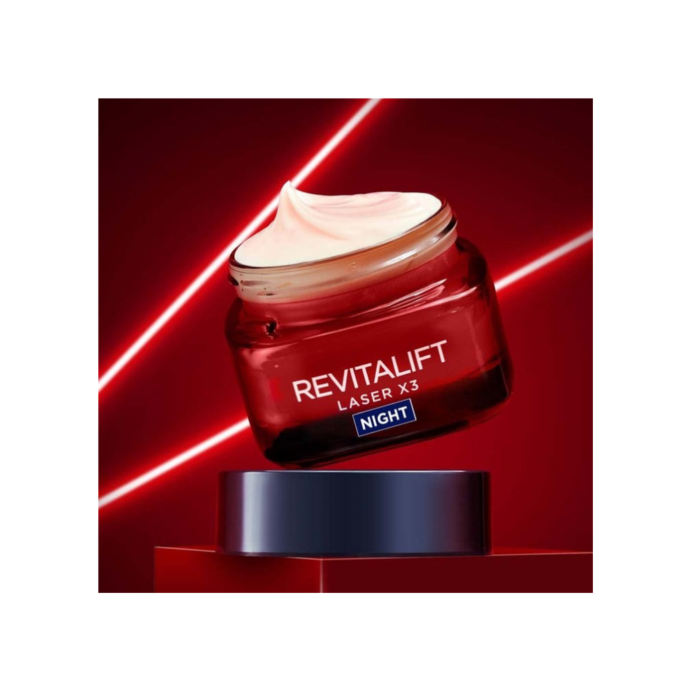 L'Oréal Paris Revitalift Laser X3 Crème de Nuit Anti-Âge Profonde 50 ml