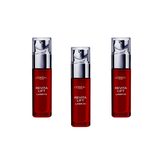 L'Oréal Paris Revitalift Laser X3 Sérum Anti-Âge Intensif 30 ml Lot de 3
