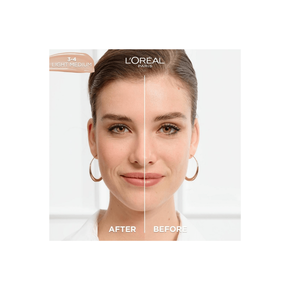 Fond de teint sérum teinté repulpant True Match Nude de L'Oréal Paris - 3-4 Light Medium 