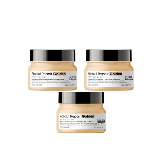 Loreal Professionnel Paris Serie Expert Absolut Repair Golden Mask 250 ml 3 Pack