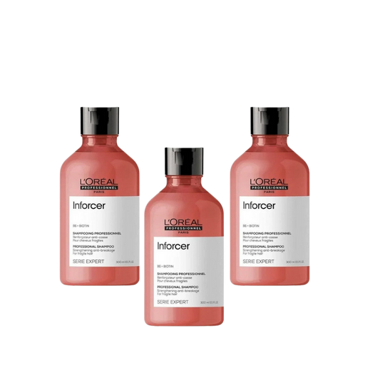 Loreal Professionnel Paris Serie Expert Inforcer Anti-Breakage Strengthening Shampoo 300 ml 3 Pack
