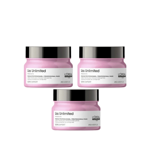 Loreal Professionnel Paris Serie Expert Liss Unlimited Hair Mask 250 ml 3 Pack